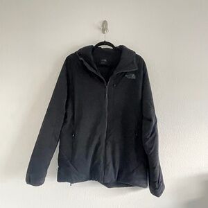 The North Face Black Hooded Fleece Jacket